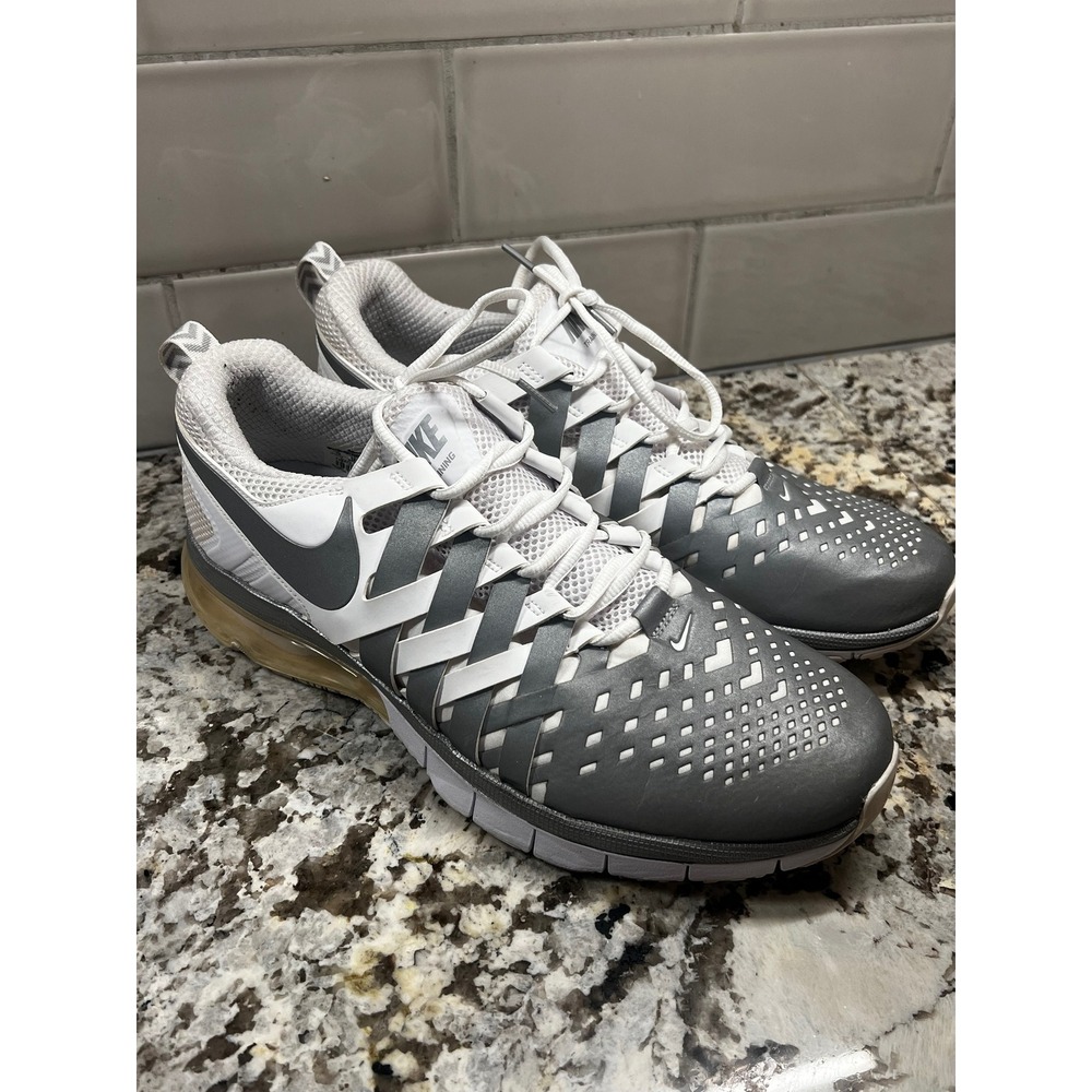 Nike White and Gray Athletic Shoes